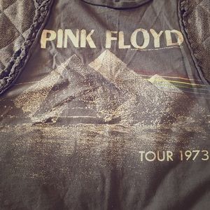 Pink Floyd cropped tank top